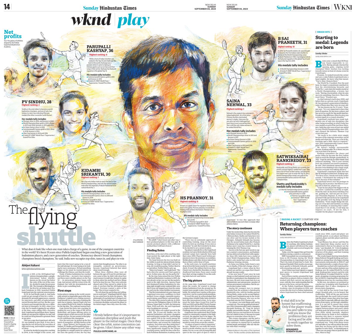 #HTWknd | We did double spread on #PullelaGopichand

✍️ How he transformed #badminton in India over 19 years hindustantimes.com/lifestyle/art-…

✍️ How his coaching methods are heavily customised hindustantimes.com/lifestyle/art-…

✍️ How he trained coaches under him hindustantimes.com/lifestyle/art-…