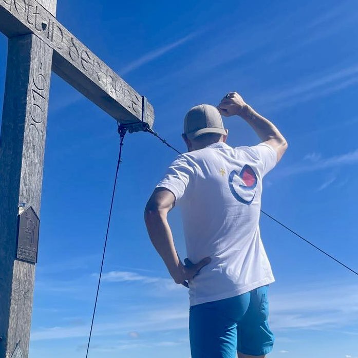 DomenikWanger's tweet photo. First joint cultural programme of the current Chair @LatviaCoE 🇱🇻 and the incoming Chair @LIEatCoE 🇱🇮of the @CoE Committee of Ministers - hiking in the mountains of #Liechtenstein, climbing 🇱🇮 #Augstenberg (and🇨🇭and 🇦🇹 #naafkopf) peaks…Great having you over in 🇱🇮 #Malbun Jānis! https://t.co/AL0Iu8q0Gr