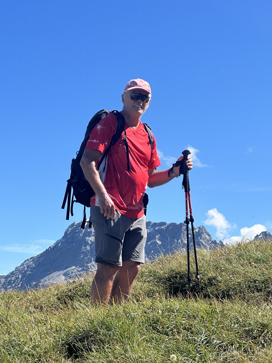 DomenikWanger's tweet photo. First joint cultural programme of the current Chair @LatviaCoE 🇱🇻 and the incoming Chair @LIEatCoE 🇱🇮of the @CoE Committee of Ministers - hiking in the mountains of #Liechtenstein, climbing 🇱🇮 #Augstenberg (and🇨🇭and 🇦🇹 #naafkopf) peaks…Great having you over in 🇱🇮 #Malbun Jānis! https://t.co/AL0Iu8q0Gr