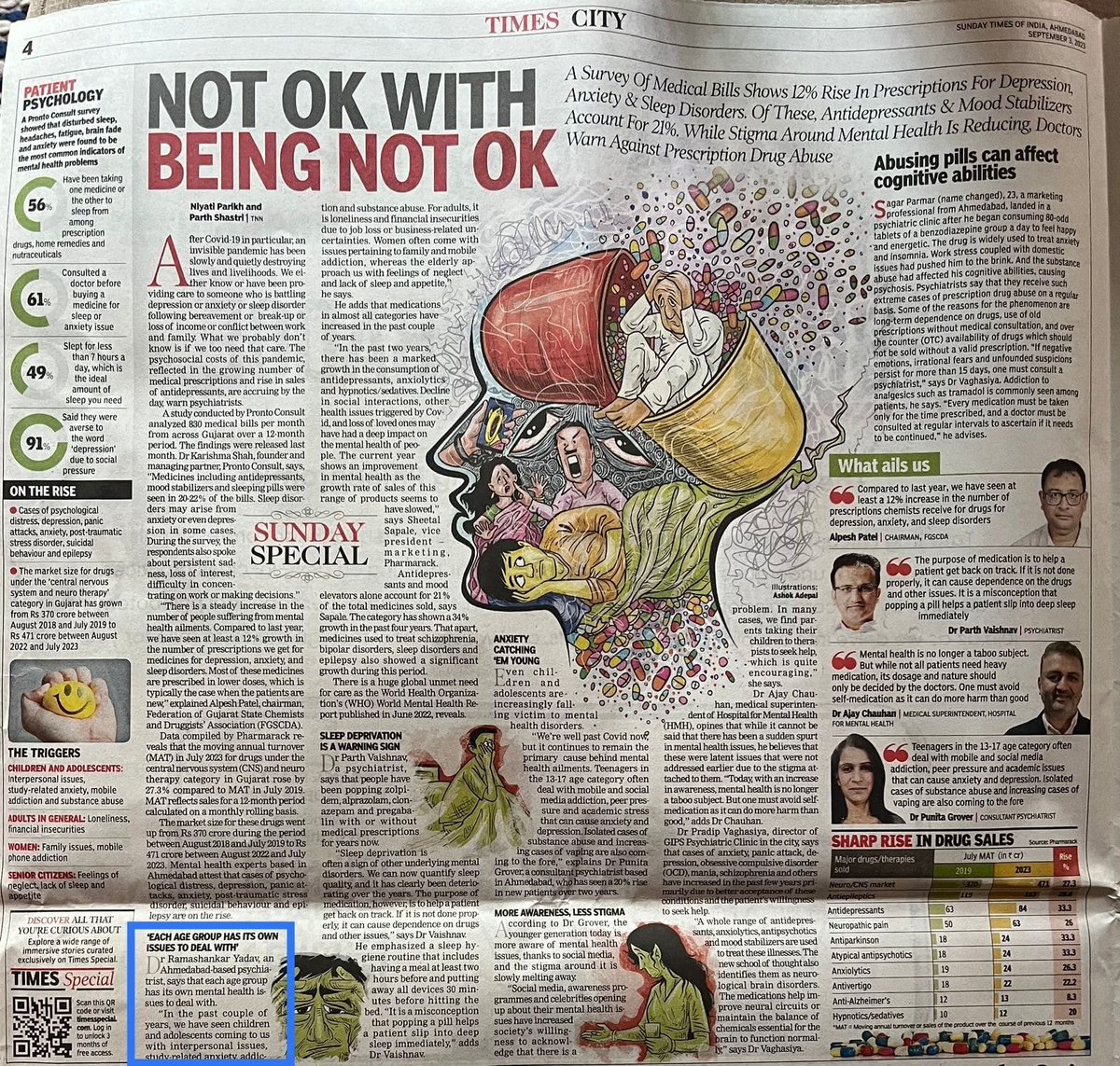 Hopepsychiatry's tweet photo. My input in today's #Times of #india https://t.co/Z9N5oGj9HZ