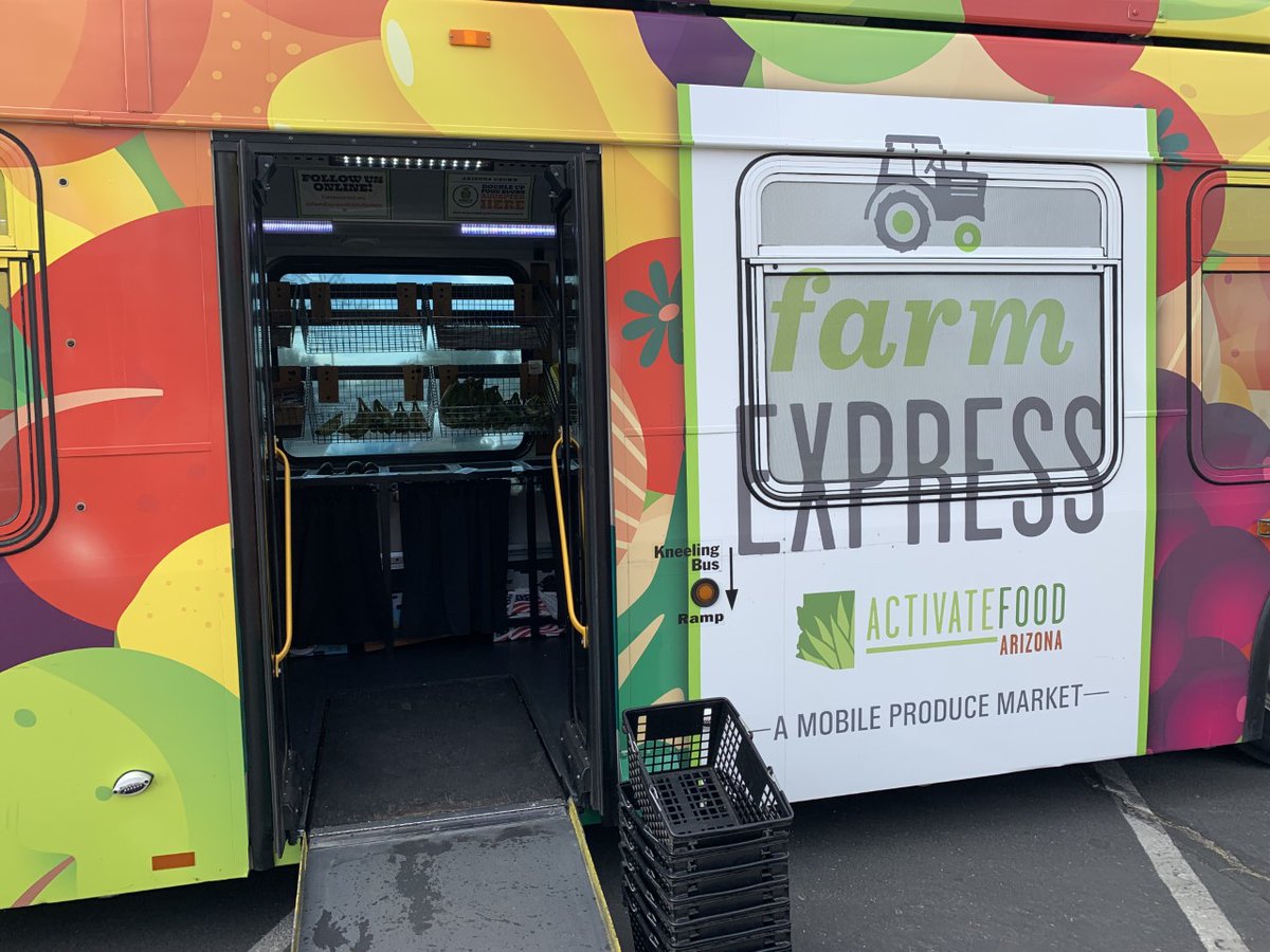 PhxLibrary's tweet photo. Check out the Farm Express bus schedule for the month of September! π Bring your grocery list & shop for fresh produce. You canβt miss it! Check the monthly schedule for more library location visits. https://t.co/0INF1oITrH #FarmExpress #Produce #PhoenixPublicLibrary #PHX https://t.co/3bCnqPWpIg