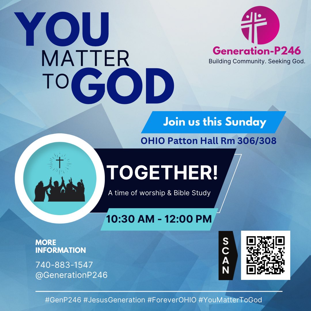 P246Churches's tweet photo. Let this Sunday, be that Sunday. See you at ‘Together’ 🩷
#GenerationP246 #JesusGeneration #ForeverOHIO #PrayerWorks #YouMatterToGod https://t.co/EHIdZuWOoa