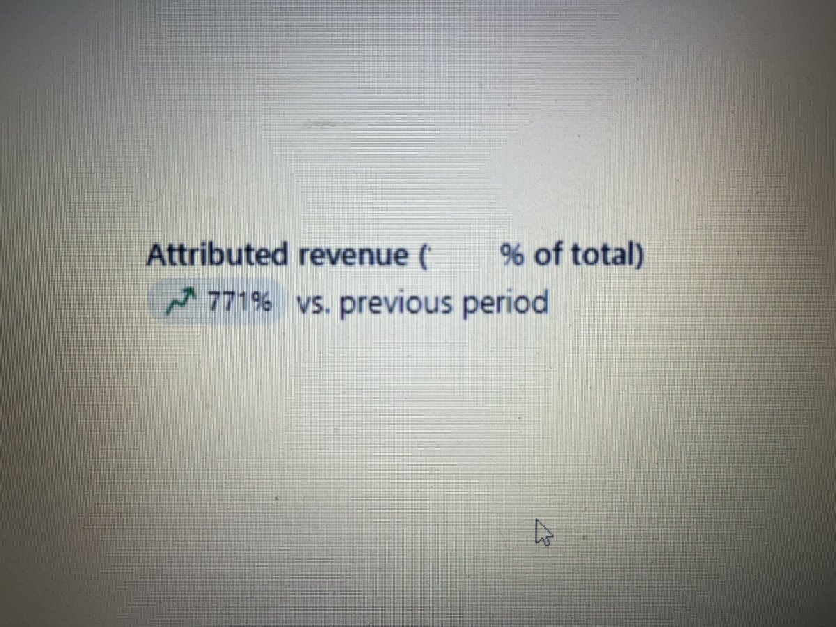 wendymcg86's tweet photo. @HarXnarayan You’re right Har. I’ve sent 8 email campaigns every week for the past 6 months to segmented lists plus an automated welcome series with and abandoned cart flows. I’ve increased revenue from email by over 771%. https://t.co/B2zAQGQBLN