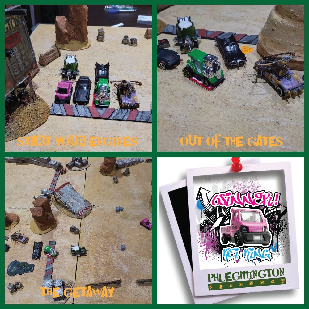 TheMolecast's tweet photo. Our first #Gaslands event is done! Many nuclear explosions later, the little truck of Kei King has managed to make it out on top! #Miyazaki https://t.co/81J3QFa6YR