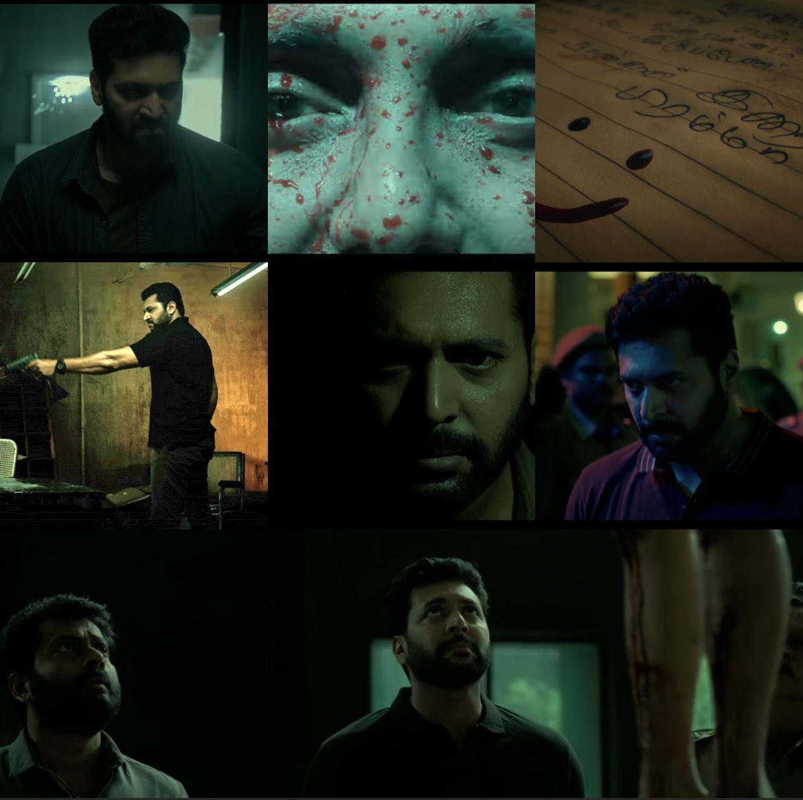 #IraivanTrailer -A haunting and bold thriller with #JayamRavi, #RahulBose, and #Yuvan's intense score, promising a great comeback.🔥