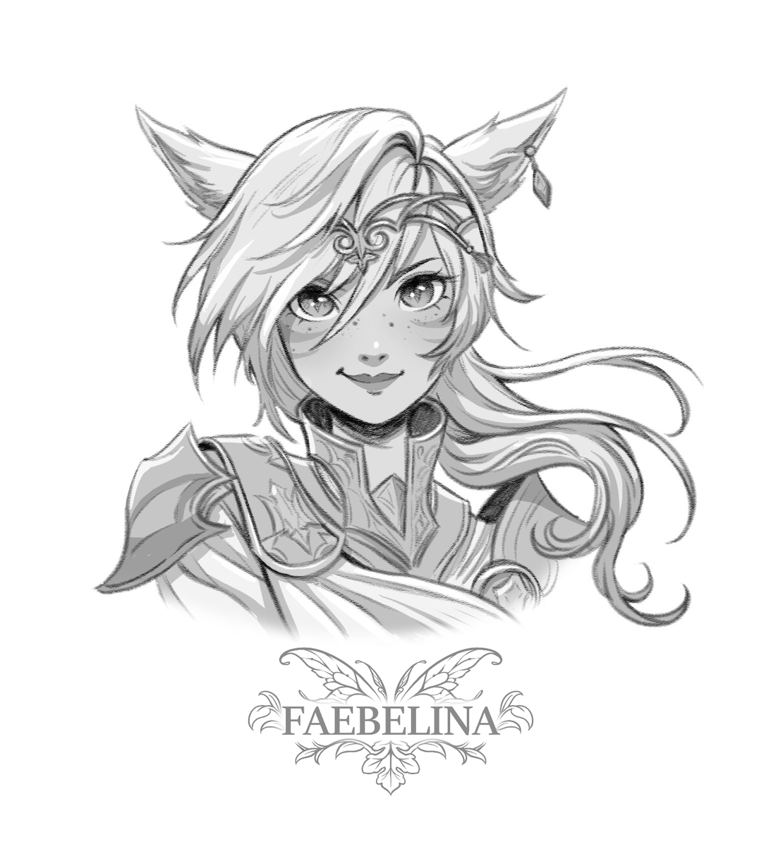 new profile pic :D Thank you @Faebelina . I am so happy to finally have some art of my WoL and it is perfect. <3