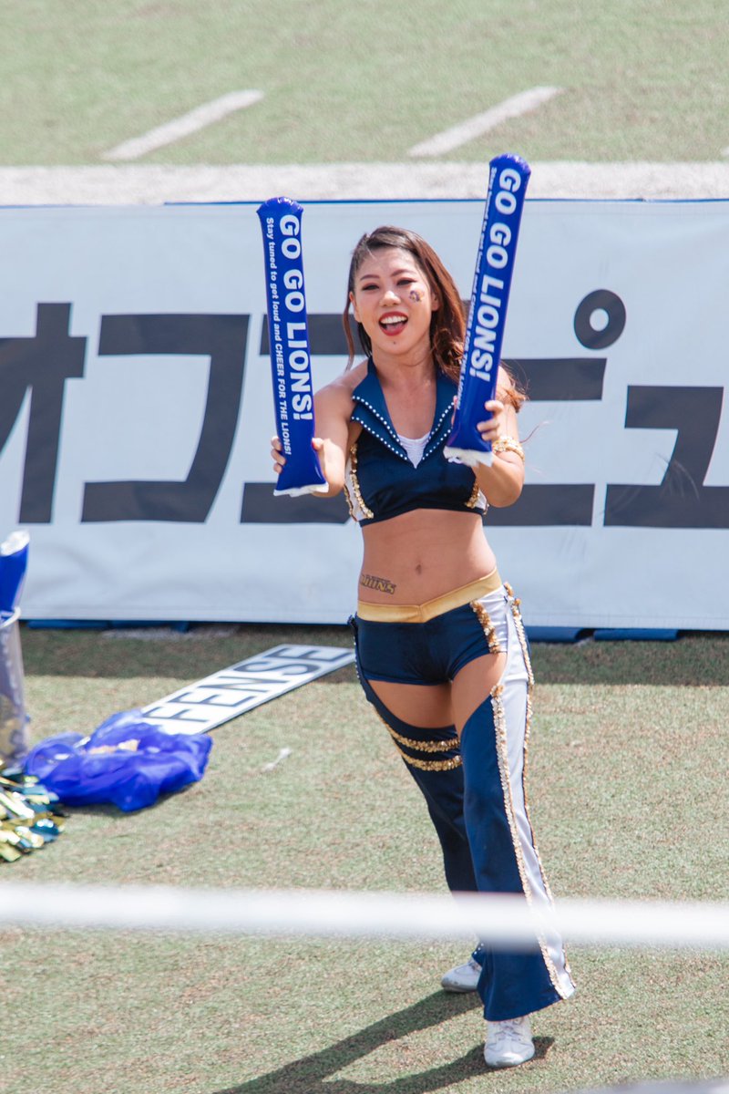 toshipanic's tweet photo. 2023.9.2 Xリーグ オール三菱ライオンズ vs 品川CC ブルザイズ in 富士通スタジアム川崎
オール三菱ライオンズ チア
らいおんちゃん HISAEさん その2
#アメフト
#Xリーグ
#xleague
#オール三菱ライオンズ
#らいおんちゃん
#チア
#HISAE
#canon7dmarkii
#ファインダー越しの私の世界 https://t.co/Km7HuSbZLg