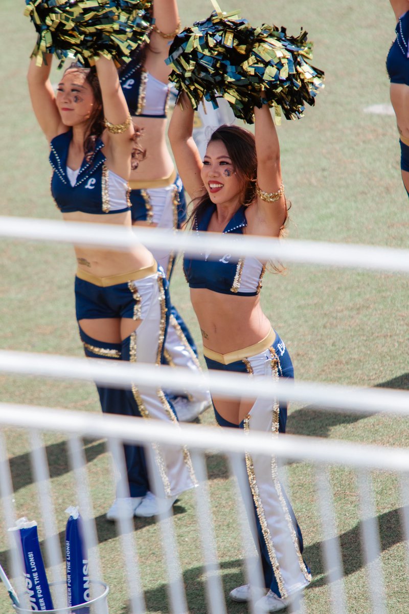 toshipanic's tweet photo. 2023.9.2 Xリーグ オール三菱ライオンズ vs 品川CC ブルザイズ in 富士通スタジアム川崎
オール三菱ライオンズ チア
らいおんちゃん HISAEさん その2
#アメフト
#Xリーグ
#xleague
#オール三菱ライオンズ
#らいおんちゃん
#チア
#HISAE
#canon7dmarkii
#ファインダー越しの私の世界 https://t.co/Km7HuSbZLg
