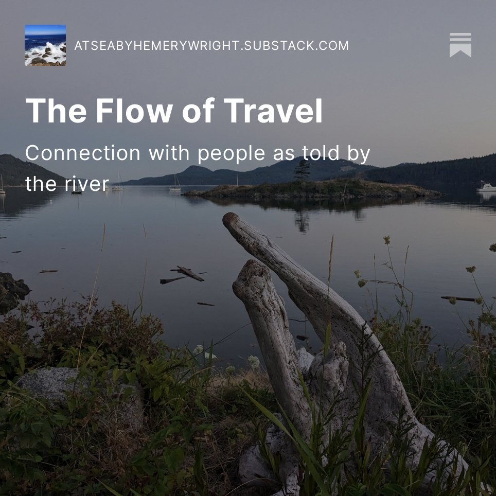 I've just posted the third installment of my travel blog you can read it and subscribe at atseabyhemerywright.substack.com
This one is about the people and nature of the connections made through journey.
#travelblog #travel #journey