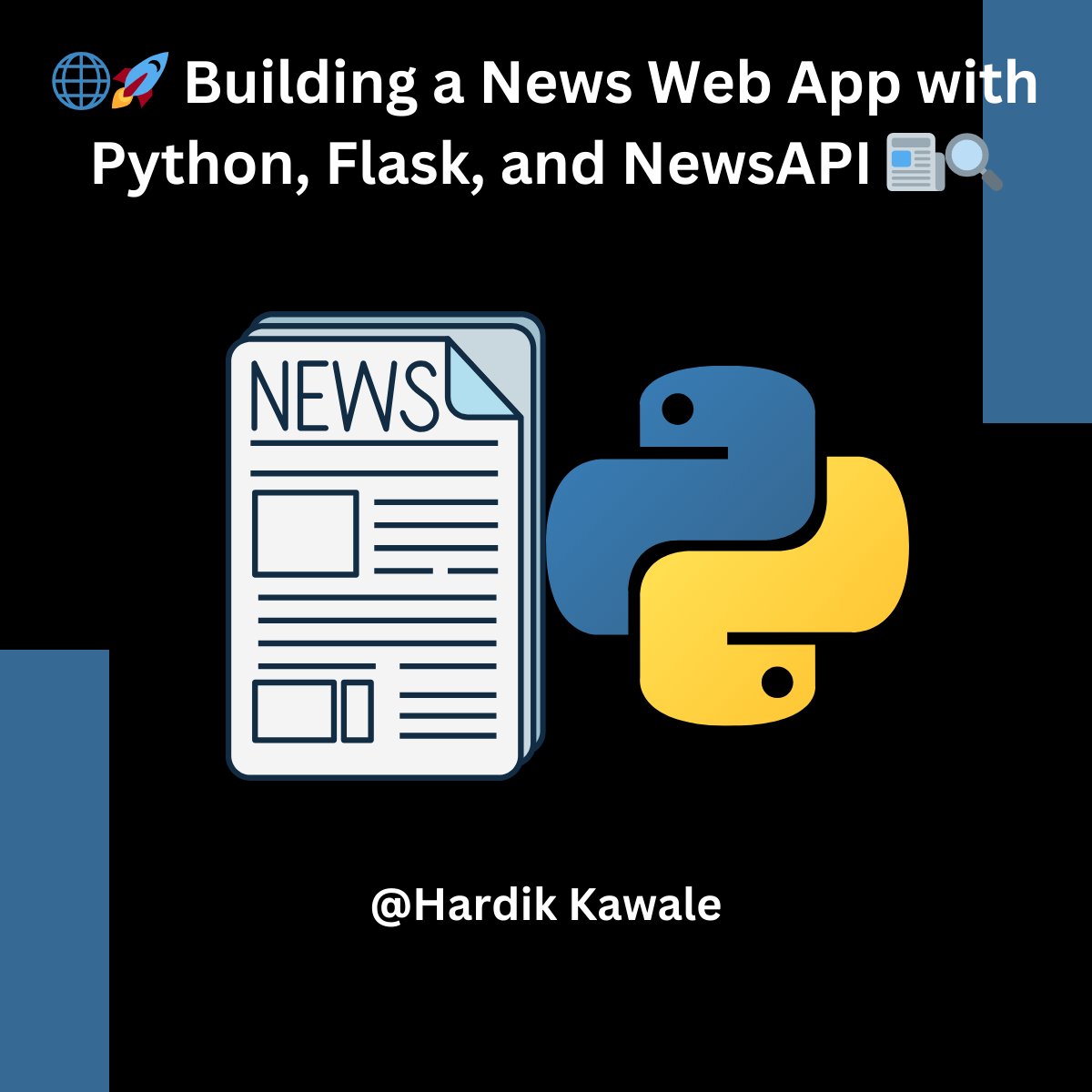codeer489's tweet image. Check out my latest article: Building a 🚀📰 News Web App with Flask and NewsAPI linkedin.com/pulse/building… via @LinkedIn
