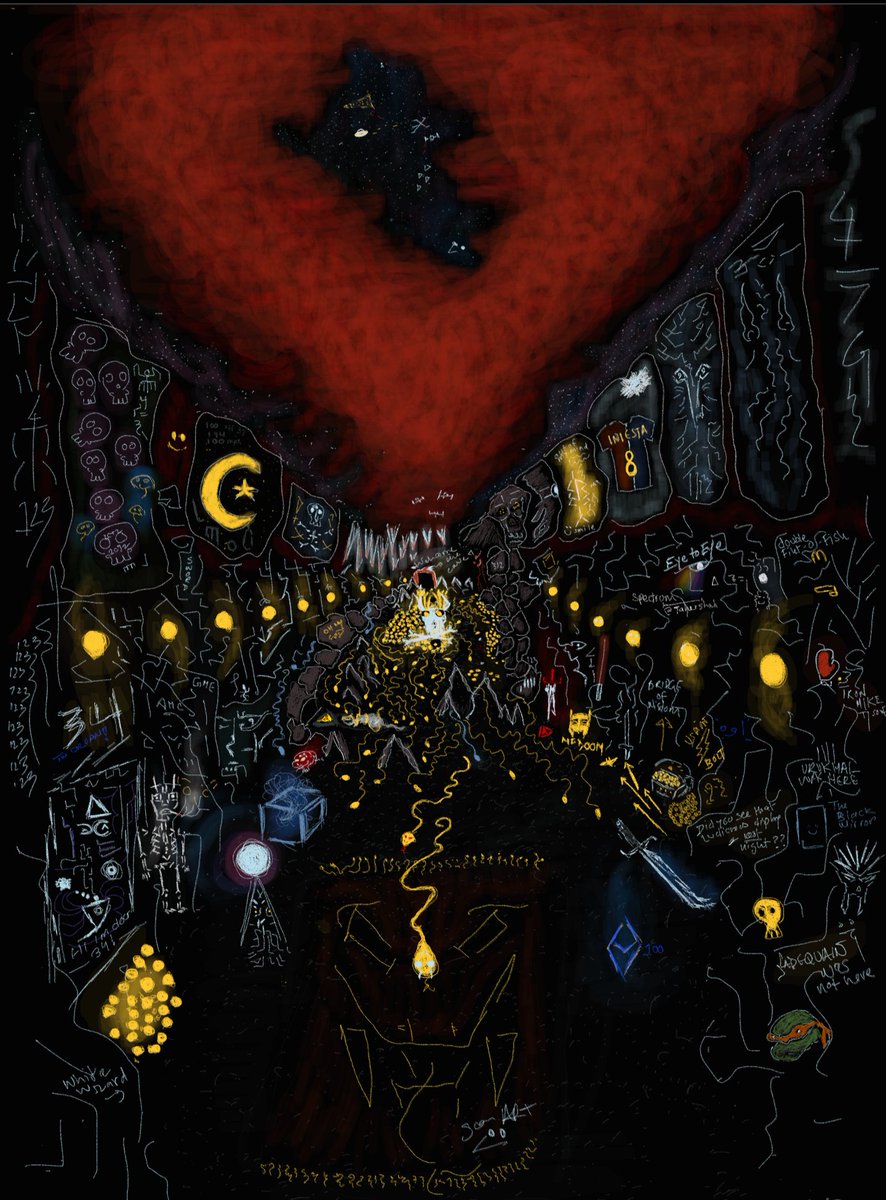 Scamart's tweet photo. 42. The answer to the ultimate question of life, the universe and everything is 42. And also that's how many are left. 

The prize - To the citadel, 2021. Never sold. Soon to be won. 

There is game. 

#ScamGame #ToTheCitadel https://t.co/UIhxsKHB4J