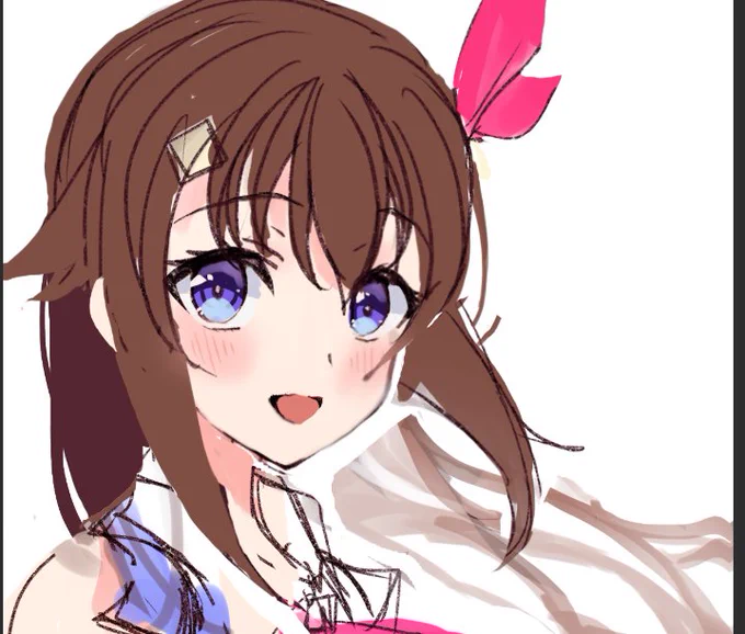 ひたすらほっぺ直してる… 