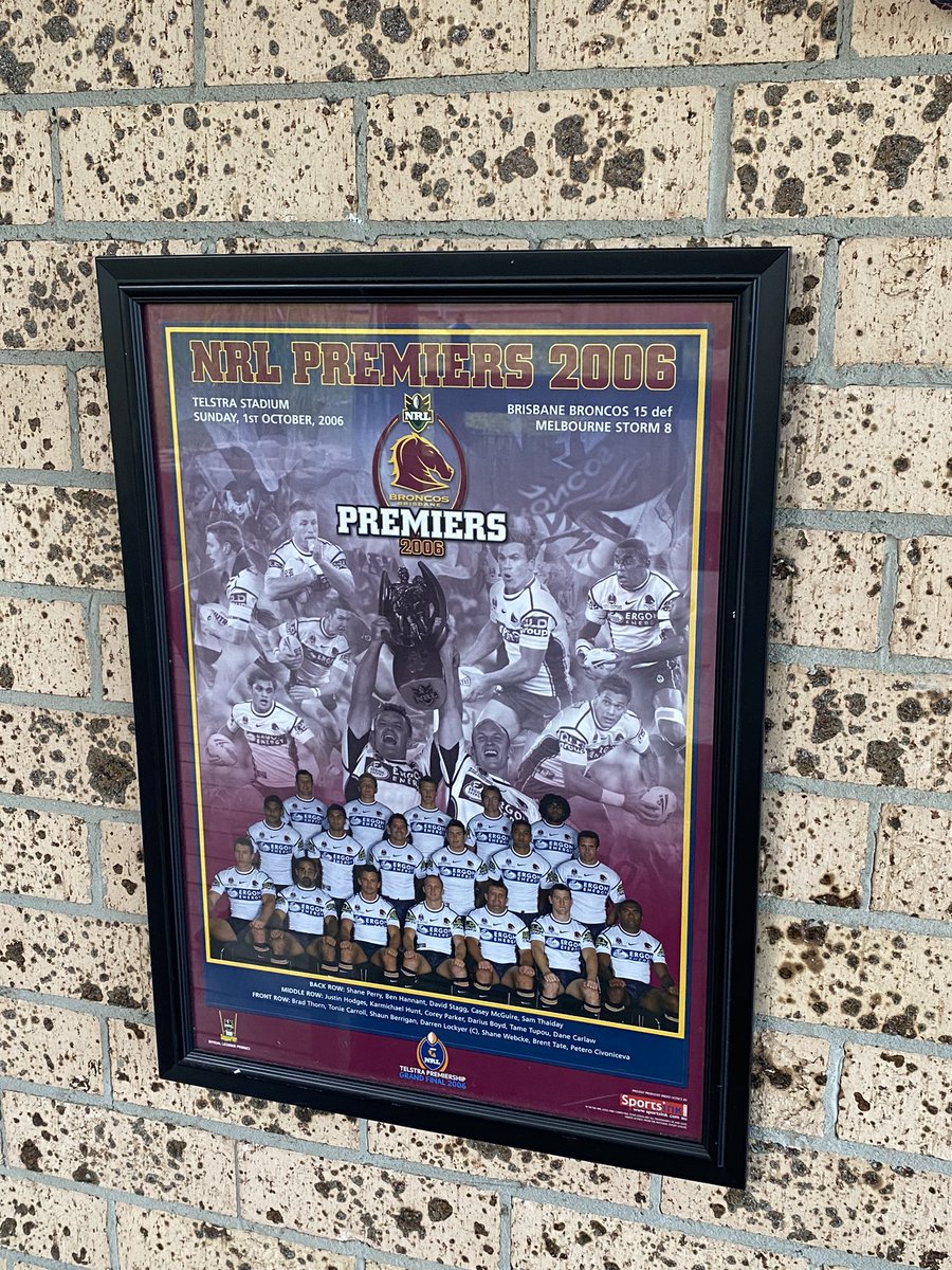 Kerbox9's tweet photo. 2006 and 2023 GF 1st of October! Broncos v Storm!  The rugby league gods have spoken. #06vibes https://t.co/9s4E5jIabg
