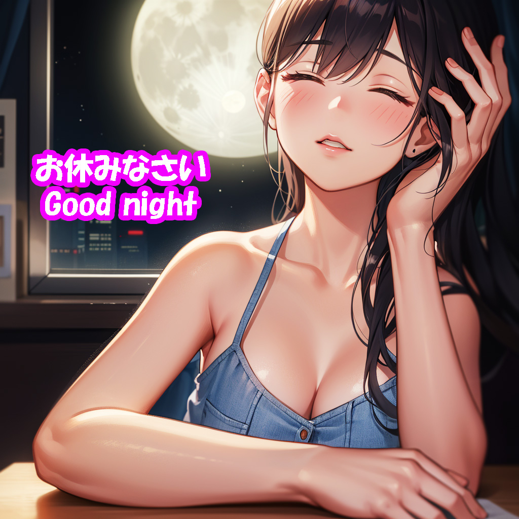 nao_aiillust's tweet photo. おやすみなさい！✨
Good night✨
 - made with @plask_comix 
#AIart #AIイラスト https://t.co/SkY2g7s0ha