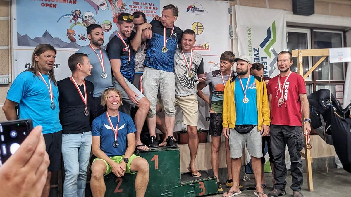 xcmats's tweet photo. Polish Paragliding Open 2023.
Sudety Sport Team - 3rd place 🤪 🥉
#paragliding #fai2 #competition #race #air #slovenia #pilotslife #aerial #adrenaline #snailrace #notbadatall https://t.co/vMAywJYcCL