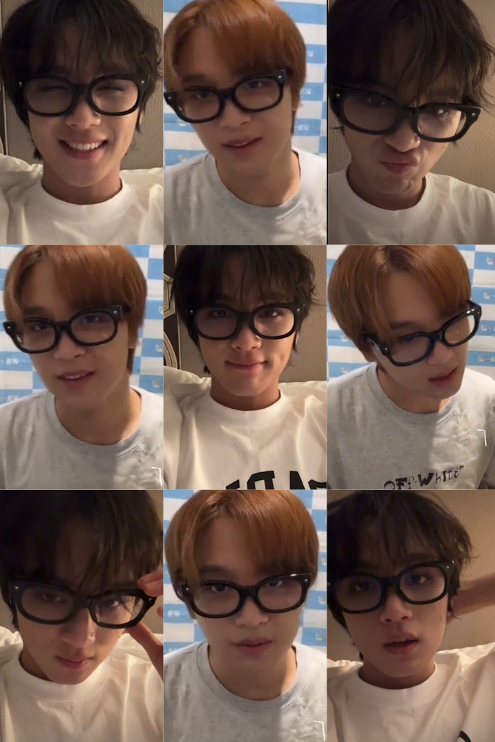 haechan with these glasses 🖤🤓🤎