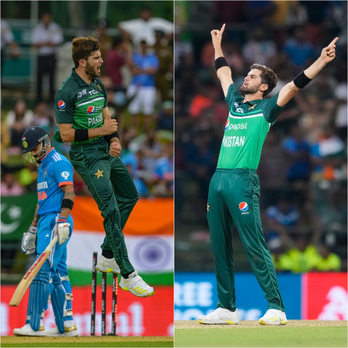 cricinfo's tweet photo. The 🦅 soared on Saturday!

Still thinking about that spell, Pakistan fans? #PAKvIND #AsiaCup2023 https://t.co/RG5oDGeUiq