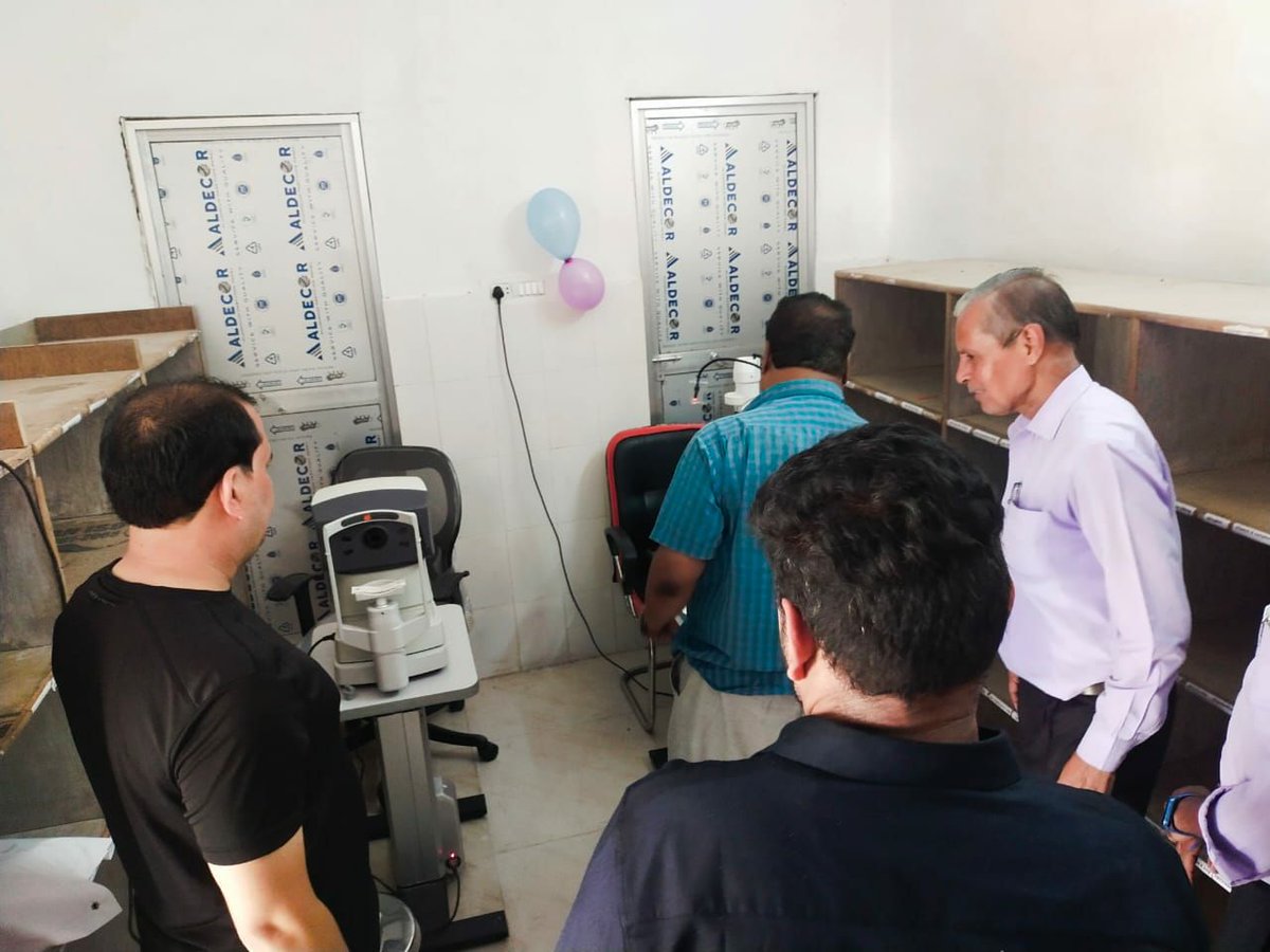 Shree Jagannath Netralaya, Bhawanipatna, Kalahandi ( Branch of Trilochan Netralaya, Sambalpur) opened its second vision centre at Koksara CHC on 1/09/23 with support from Sightsavers International. @CMO_Odisha @HFWOdisha 

#visioncentre #kalahandi #eyecare #sightsavers