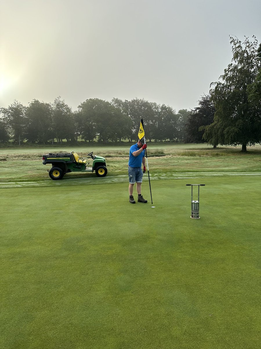 What a stunner!  The course prep is complete, greens ironed, striping aplenty, nearest the pins and long drives in place.  A great day ahead for our huge <a href="/BrokenhurstGC/">Brokenhurst Manor Golf Club</a> mixed Open