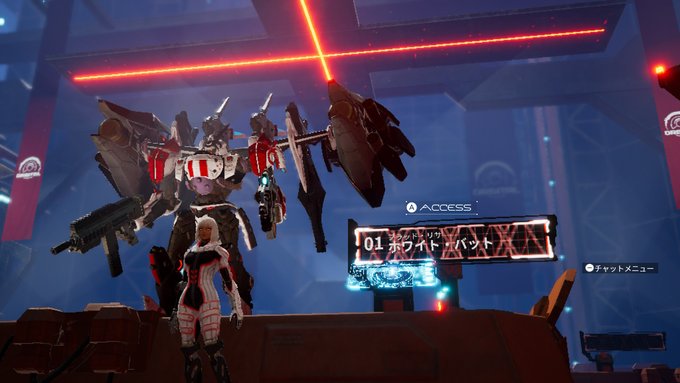 これはデモエクで作ったリサ様機 #デモンエクスマキナ #DAEMONXMACHINA #NintendoSwitch 