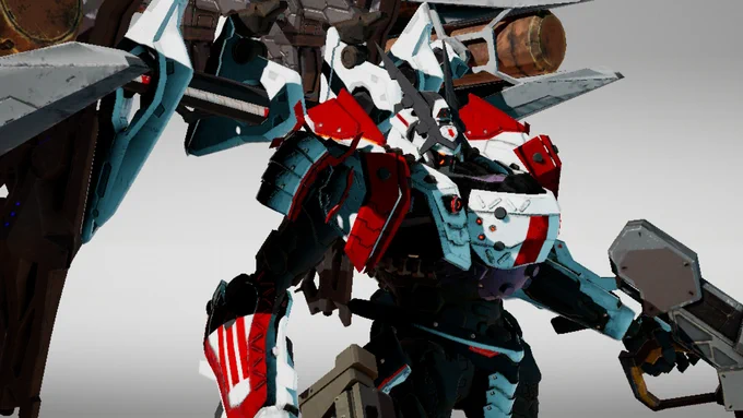 これはデモエクで作ったリサ様機 #デモンエクスマキナ #DAEMONXMACHINA #NintendoSwitch 