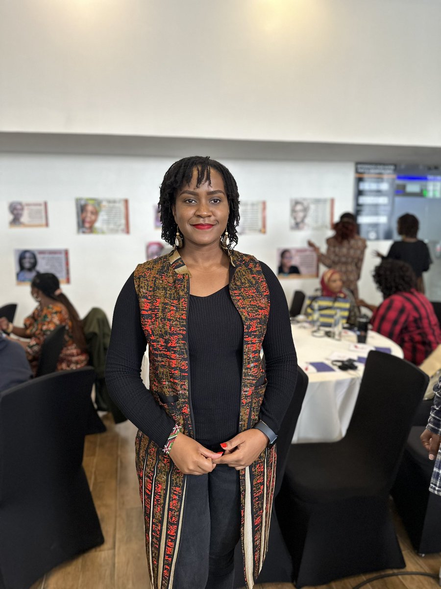 At the African Women Gathering and Africa Climate Summit pre-session on - Claiming Our Narratives: African Women’s Leadership in the context of Climate Change #AfricaFeministACS #FeministClimateJustice #AfricaWGC