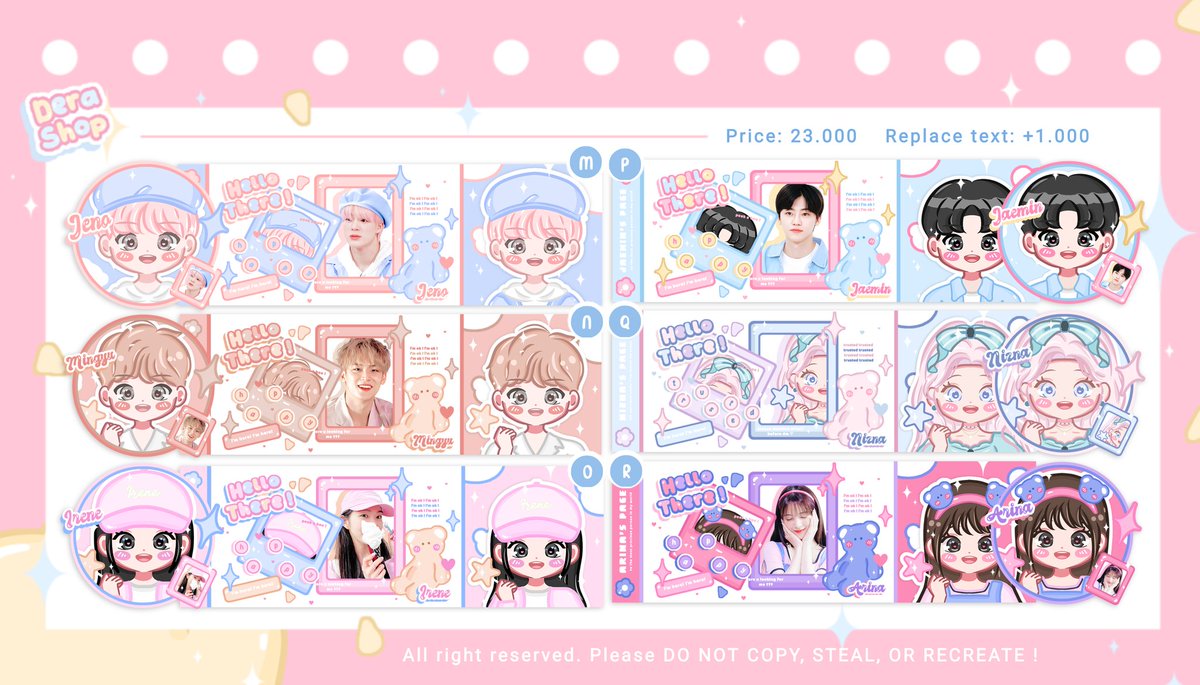 jajandlu's tweet photo. retweet are appreciated! 

halo, dera lagi ngadain CLEARANCE SALE buat layout chibi di bawah ini dari 23.000 jadi 18.000 ajaa (free replace text). untuk take langsung dm aja yaa. chara yang ngga avail ada di reply, maaciw💗

#zonauang https://t.co/qrPHdpBIEj