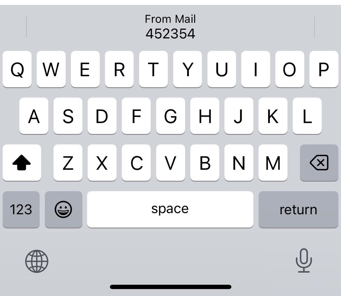 khajochi's tweet photo. หนึ่งในฟีเจอร์ที่ชอบสุดบน iOS 17 คือระบบเอาตัวเลข OTP ที่ส่งมาทาง Email มาให้เราได้ด้วย

สมัยก่อนมีเอาเลข OTP จาก SMS ได้ แต่ก็มีหลายแอปที่ส่ง OTP มาทาง Email ถือเป็นฟีเจอร์ที่น่ารักมากๆ https://t.co/5GQV62R0ah
