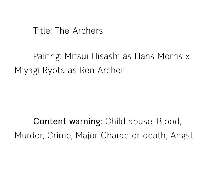 Rt appreciate 🫶

The Archers ;Prologue 

Pair: MitsuiRyo, มิตเรียว
Rate: 🔞

readawrite.com/c/b8bc3b18f715…
