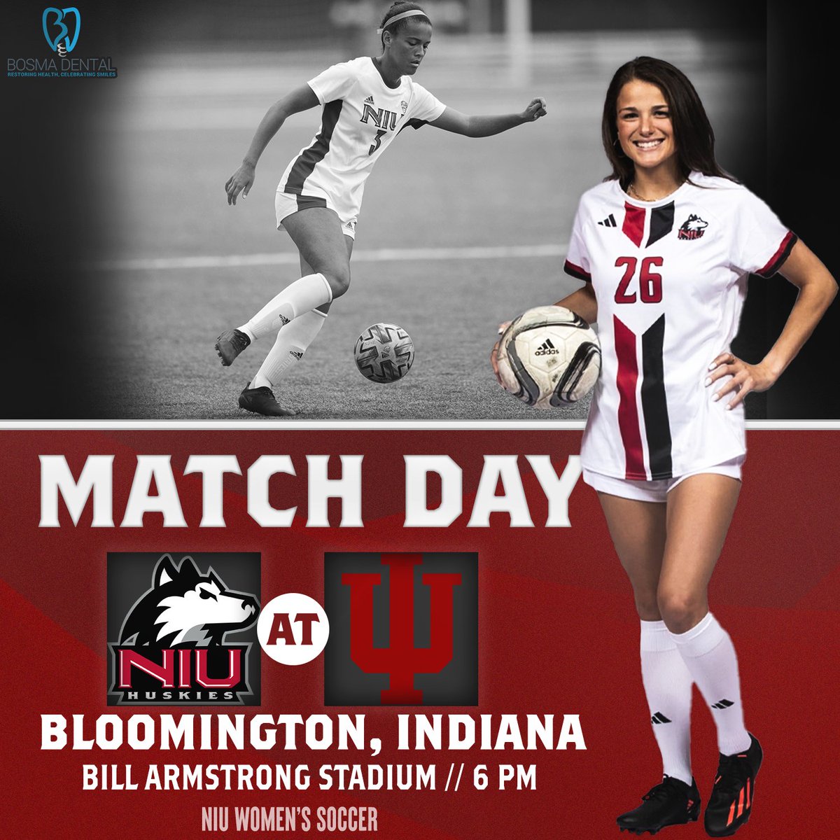 𝗕𝟭𝗚 𝐒𝐔𝐍𝐃𝐀𝐘 𝐒𝐇𝐎𝐖𝐃𝐎𝐖𝐍 ⚽️

🆚 Indiana
📍 Bloomington, Indiana
🕕 6 PM
🏟️ Bill Armstrong Stadium
📺 bit.ly/3PxE0wF
📊 bit.ly/3Pmop2B

#NewFoundations | 𝗚𝗢 𝗛𝗨𝗦𝗞𝗜𝗘𝗦!