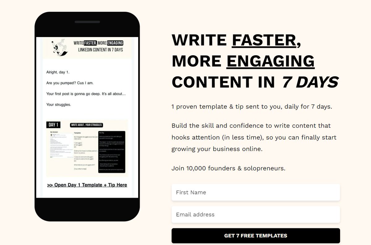 mattbarkercopy's tweet photo. I’ve earned 27M+ views on LinkedIn in 20 months.

But it took me 10 months to ‘figure it out’.

So I created a 7 day email course to save you 10 months and ‘figure it out’ instantly.

Reply “course” and I’ll DM you the link to get it for FREE.

(24hrs only, must be following me) https://t.co/Ez2Uc0cBXa