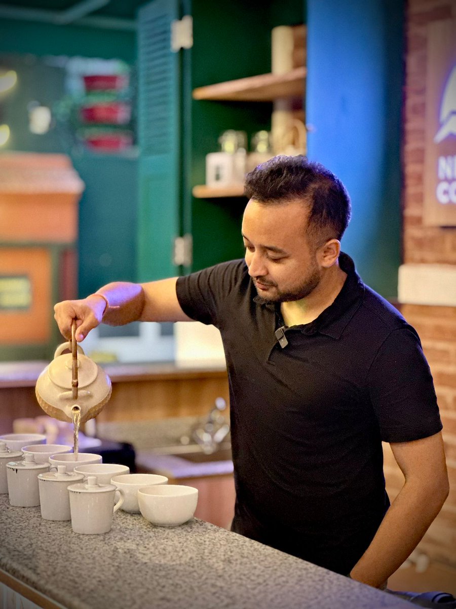 AmigoKhadka's tweet photo. Super excited to share that we (@nepalteacltv ) have opened a Tea Bar @ @ktmguesthouse in Thamel. Many thanks to @Shubham bhai @railaagang @RootnineS for this amazing architectural design! Swing by for hot &amp; cold brews of some int'l award winning teas as well as for tea tastings! https://t.co/TRJvd7IILQ