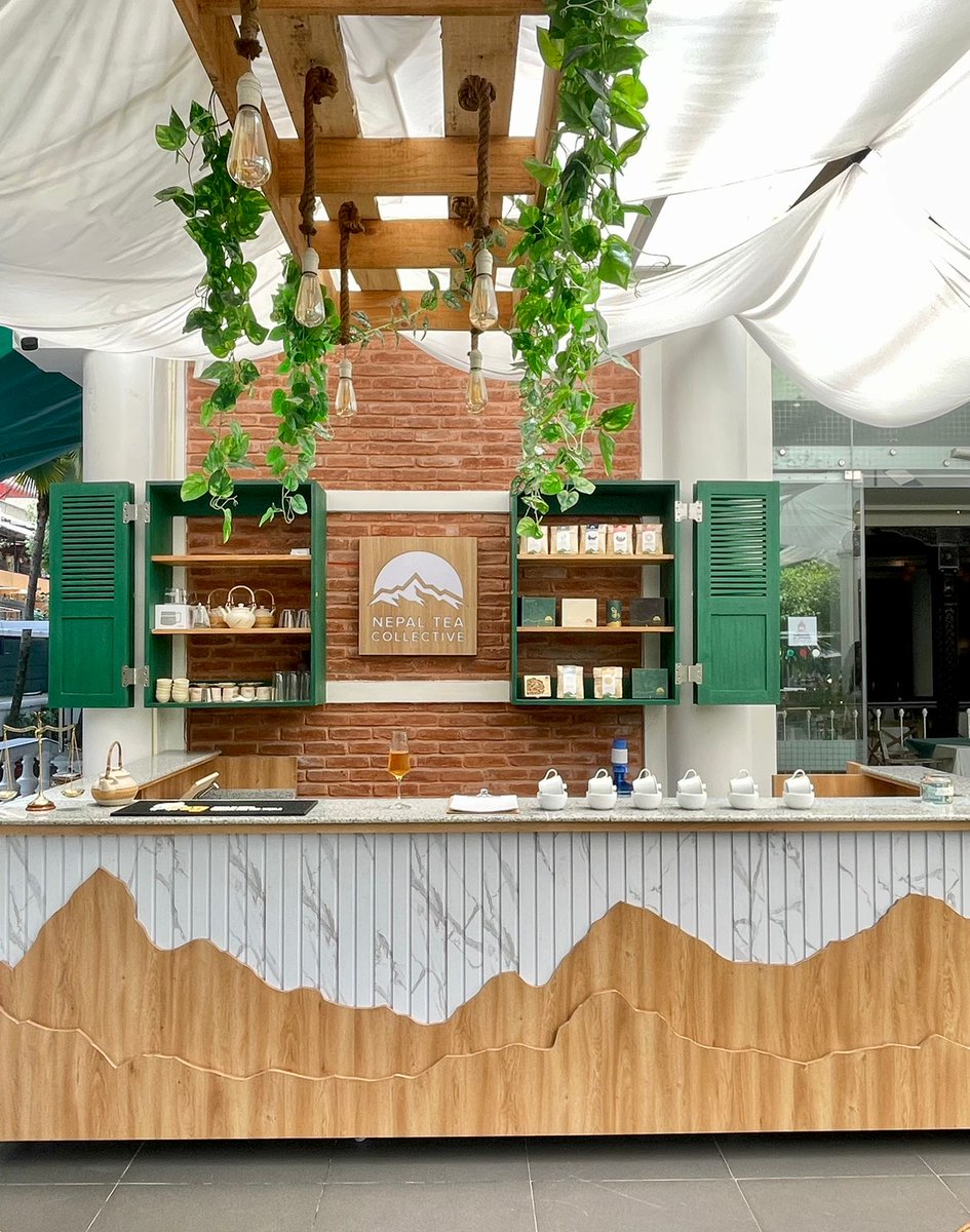 AmigoKhadka's tweet photo. Super excited to share that we (@nepalteacltv ) have opened a Tea Bar @ @ktmguesthouse in Thamel. Many thanks to @Shubham bhai @railaagang @RootnineS for this amazing architectural design! Swing by for hot &amp; cold brews of some int'l award winning teas as well as for tea tastings! https://t.co/TRJvd7IILQ
