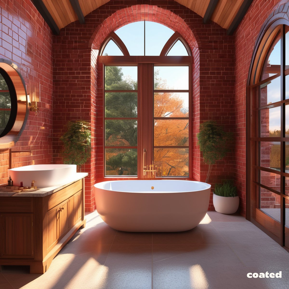 Arched windows in a bathroom🧡

#interiordesigner #interiordesign #bathroomdesign #interior #interiors #house #home #design #architecture #decor #homedecor