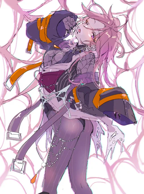 ※女体化※桜色のアラクネ 