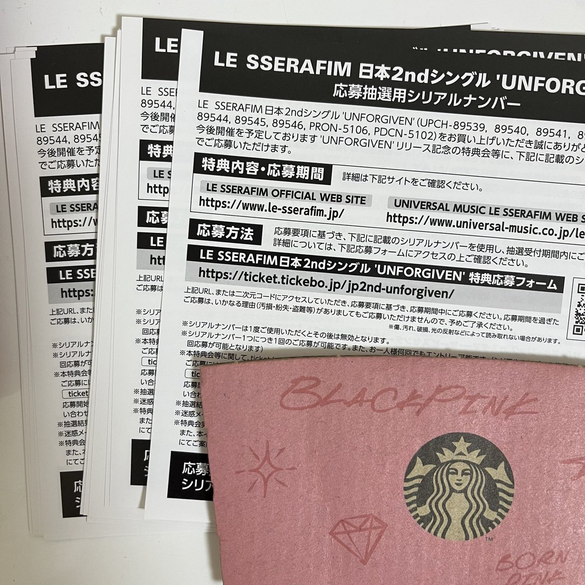 uncheeeee__'s tweet photo. LE SSERAFIM ルセラ シリアル 買取

譲 シリアル 15枚 /枚850円〜

求 買取 (銀行振込等）

条件の合う方はリプかdmお願いします。 https://t.co/wgSP7A81Ld