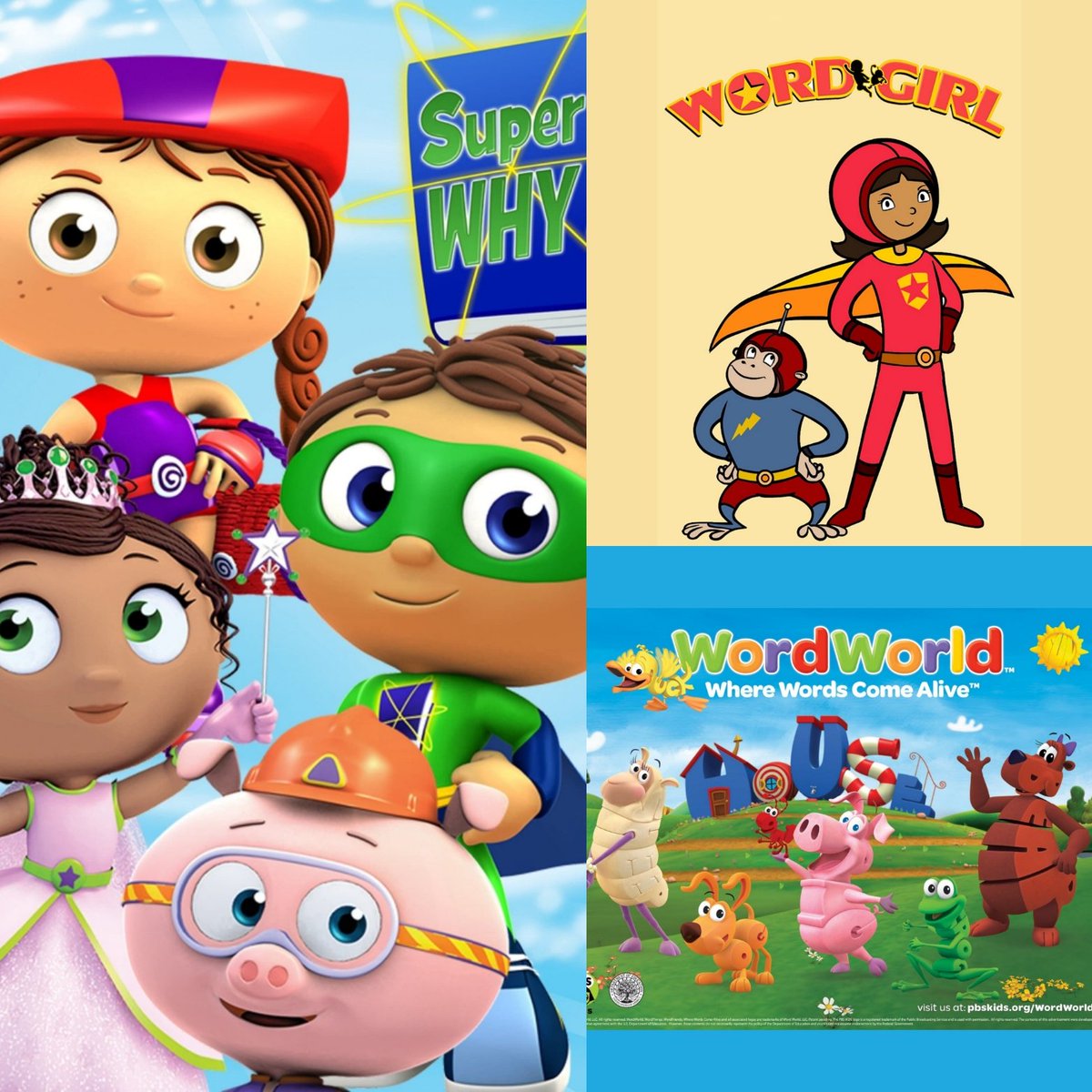 ArenStenslie's tweet photo. Today marks the #16thanniversaries of @PBSKids's #WordWorld, #WordGirl, and #SuperWhy.
@joannevannicola @pattonoswalt @RealTomKenny @Scholastic @candimilo @pamelaadlon @mariabamfoo @GreyDeLisle 
#PBSKids #PrincessPresto #WonderRed #AlphaPig #BeckyBotsford #CaptainHuggyFace https://t.co/a0exGQkRqU