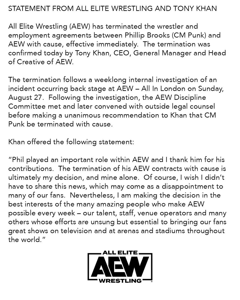 EdgeSuperBeast's tweet image. #CMPunk viré de #AEW ! Il était devenu trop toxique, trop de drama autour de lui... salut l'artiste ! #CMPunkFired