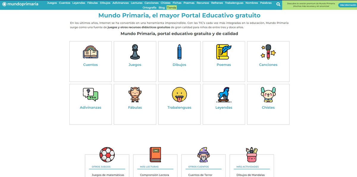 elcastorcurioso's tweet photo. En esta página podéis encontrar cuentos, refranes, fábulas, leyendas, poemas, adivinanzas, dibujos para colorear y gran variedad de recursos educativos ordenados por materias. 
Esperamos que sea de utilidad. 😊 
https://t.co/XPzfbv2aYx https://t.co/cgFZo6BfY3