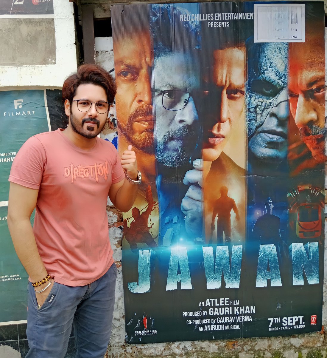 KingKunal05's tweet photo. Ready for #JAWAN ❤️🔥😈👊🏻 #7thSEPT.
@iamsrk @gaurikhan @Atlee_dir https://t.co/6Gs3NI9vVz
