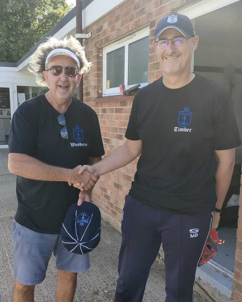 PCommunityCC's tweet photo. #IOWTour Day 3 sees us travel to Ryde CC later today.
But a little review of yesterday:
Please to report that Mike, undefeated skipper, Bristow was presented with his 50th Appearance Cap by the Chairman.
👏👏👏 and many more to come. https://t.co/EstOGHEjgy