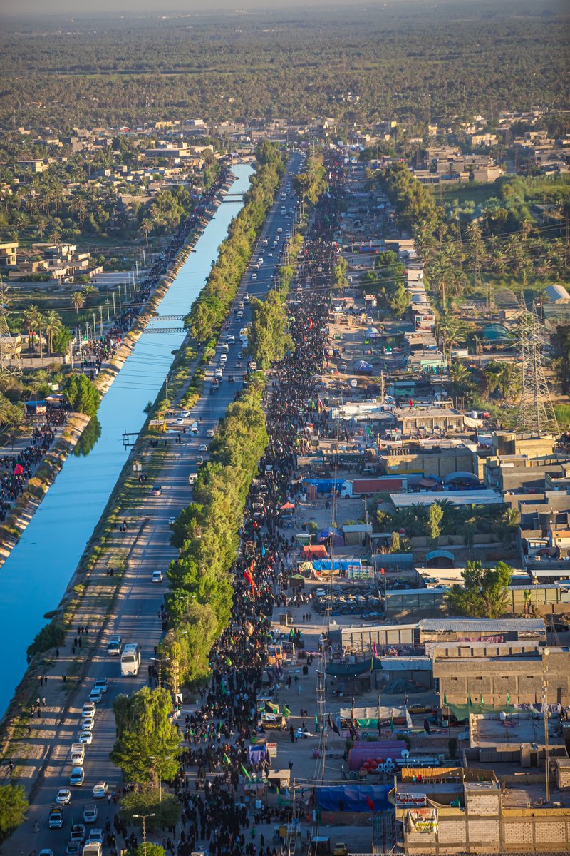 May God accept your #Arbaeen pilgrimage
In this holy walk, don’t miss the opportunity for observation &amp; supplication, &amp; reflecting on #ImamHussain's struggles &amp; goal, which should be the goal of every believer.
Ask God to remain steadfast on the path to Imam Hussain’s goal.