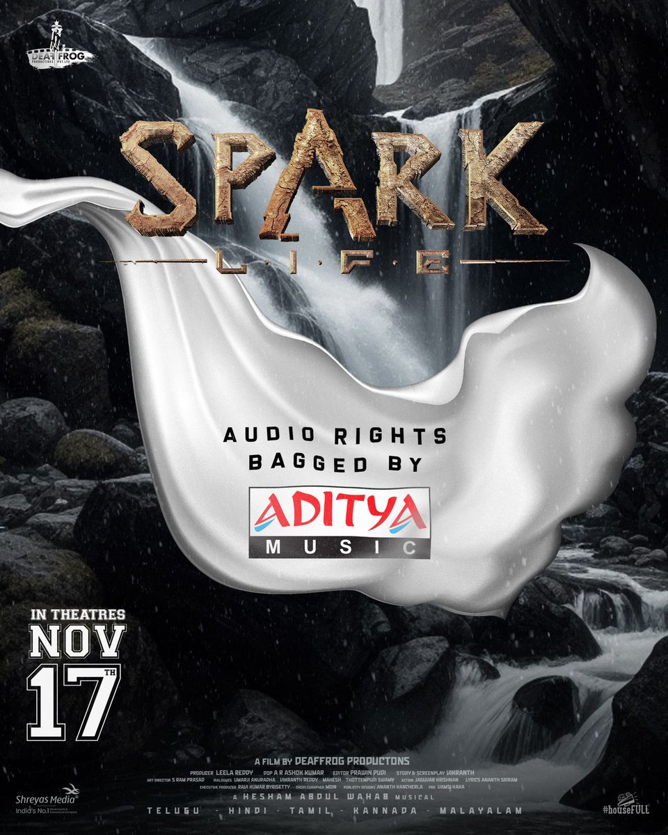 AndhraBoxOffice's tweet image. #SPARKTheLife audio rights bagged by #adityamusic!

#SPARKOnNov17th in cinemas!

A #HAW Musical.