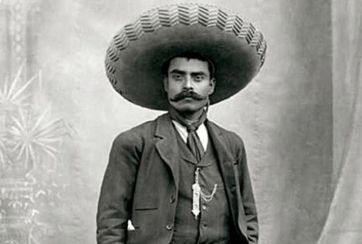 Emiliano Zapata, the Mexican revolutionary leader, was photographed in Mexico City in 1914. Zapata led a successful peasant rebellion in central Mexico against the unjust accumulation of wealth by the small yet powerful landowning class. These landowners monopolized land and
