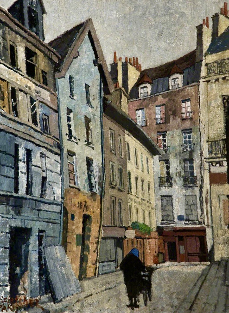 Rue Domat, Paris by Geoffrey Scowcroft Fletcher (1923–2004)