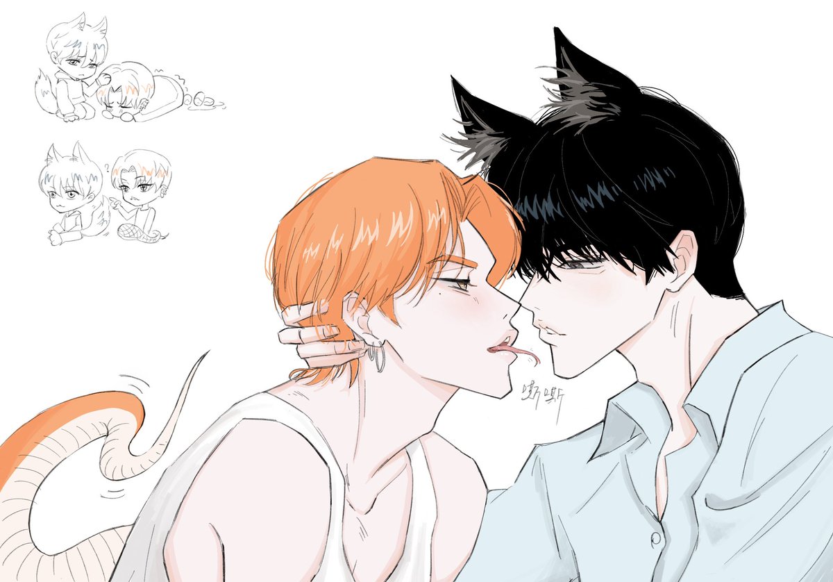 Feturkey's tweet photo. sj 🐺x🐍
⚠️动物塑注意避雷 https://t.co/MWx8EOvDpW