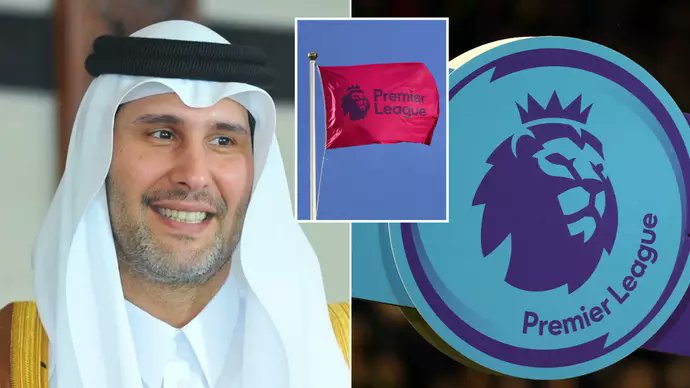 sportbible's tweet photo. 🚨 Sheikh Jassim has already set his sights on another Prem club as Man Utd 'off the market’ https://t.co/2KcRmpJRIj