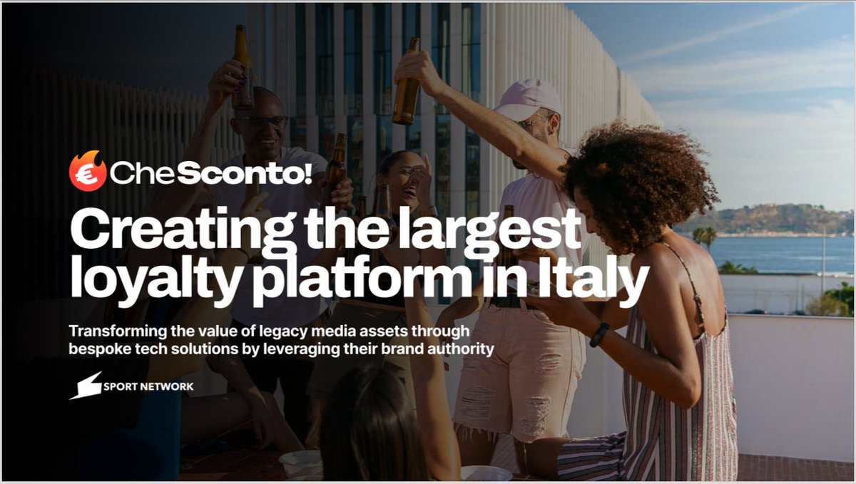 addreax's tweet photo. Addreax is proud to launch the largest ever loyalty platform in Italy 🇮🇹 with legendary Italian Media Group https://t.co/IJb1J496jy owning impressive sport media assets such as @CorSport @tuttosport . Together we have created a new app called Chesconto https://t.co/NQ1zVMyZDw and using #BSV @BSVBlockchain @nChainGlobal technology. Follow us on this exciting journey. Big steps for all of us!