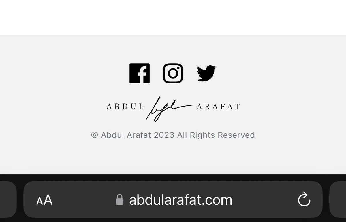On this special day, as I celebrate my birthday, I'm thrilled to share my brand new professional website with you all
   [abdularafat.com]

Thank you all for your unrelenting support! ❤️
