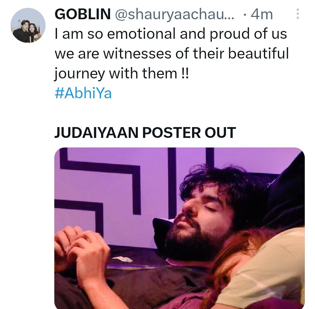 saharanneha26's tweet photo. #JudaiyaanPosterOut
#BiggBossOTT2
#congratulationsAll https://t.co/QJXCrIMs4I